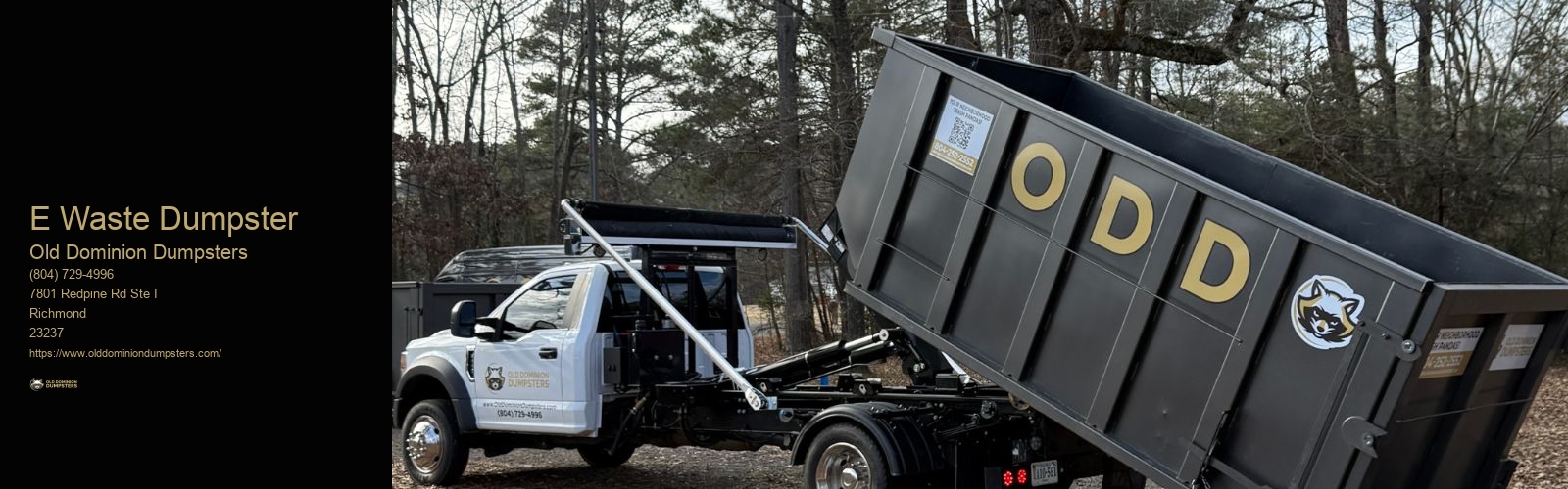E Waste Dumpster