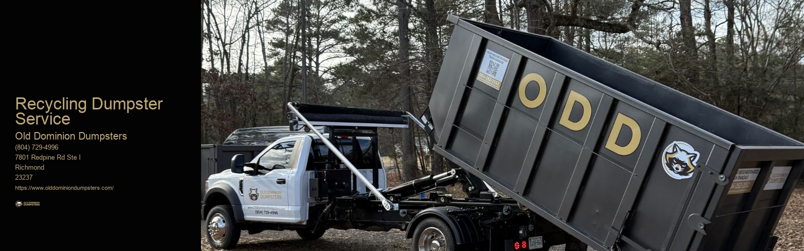 Recycling Dumpster Service